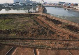 古代山陽道福里地点道路跡