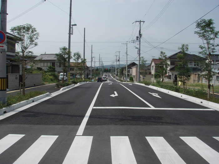 黒橋線（大蔵工区）完成写真＜北側より＞