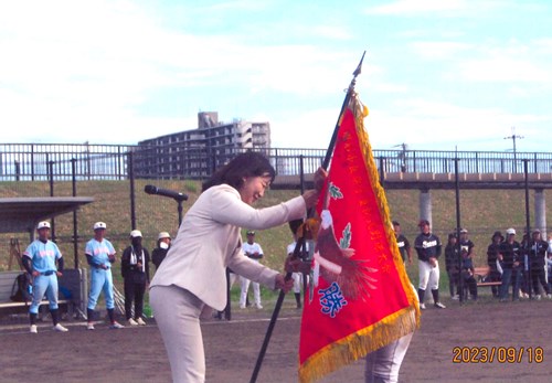 0918明石市長旗軟式野球大会 表彰式