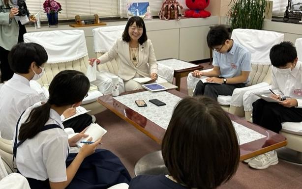 トライやるウィーク　市長インタビュー